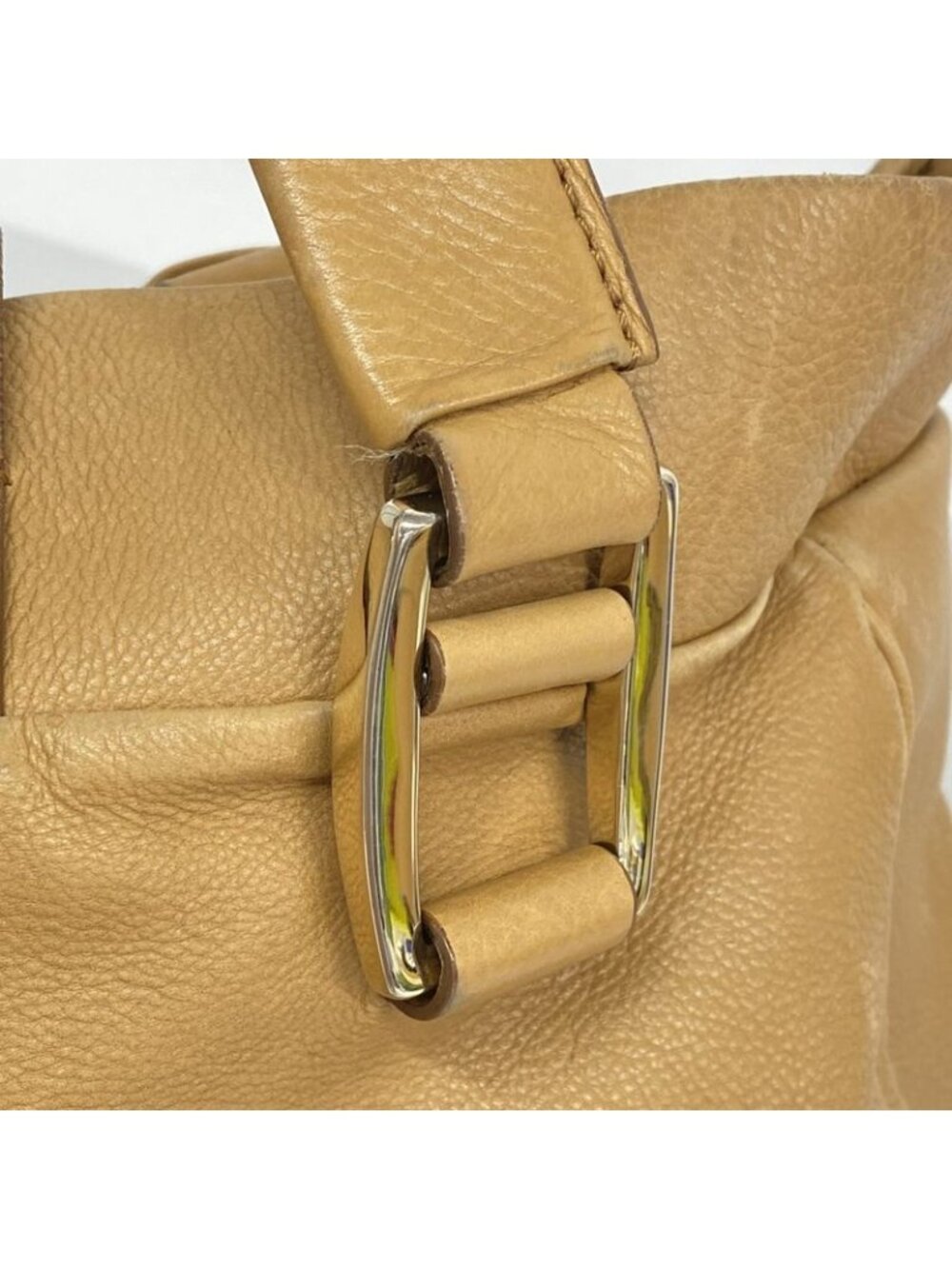 Celine Tote Leather Light Brown Champagne Gold - Picture 9 of 10